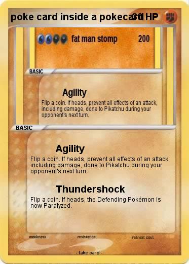 Pokemon poke card inside a pokecard