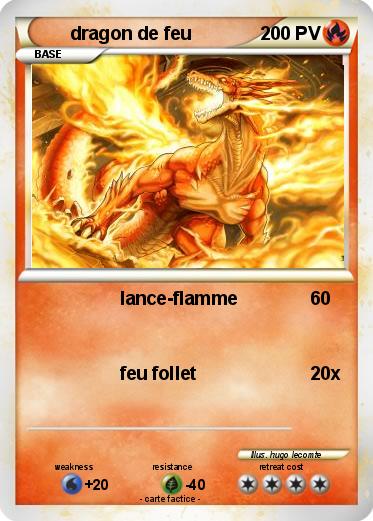 Pokemon dragon de feu
