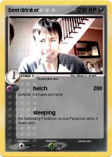 Pokemon beerdrinker