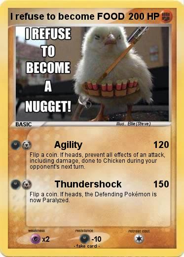 Pokemon I refuse to become FOOD