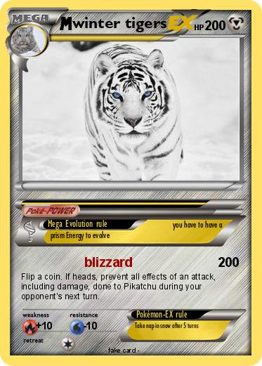 Pokemon winter tigers