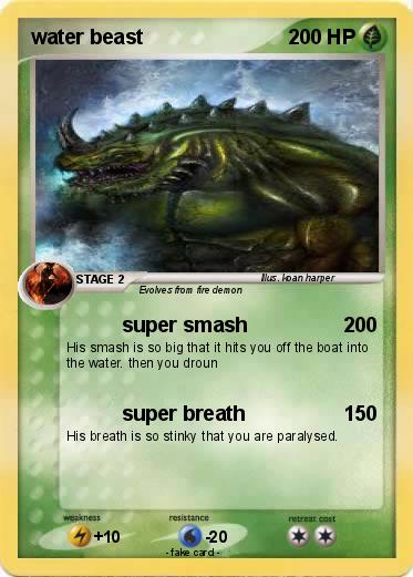 Pokemon water beast