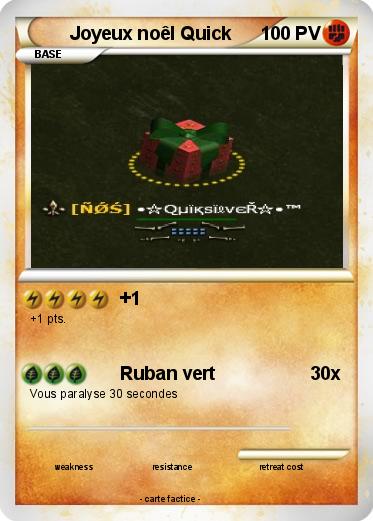 Pokemon Joyeux noêl Quick