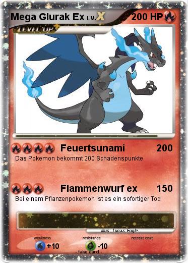 Pokemon Mega Glurak Ex