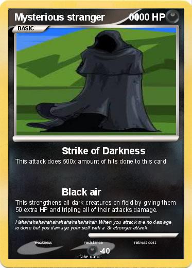 Pokemon Mysterious stranger         00