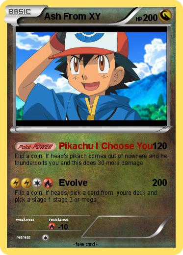 Pokemon Ash From XY