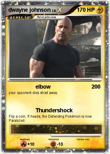 Pokemon dwayne johnson
