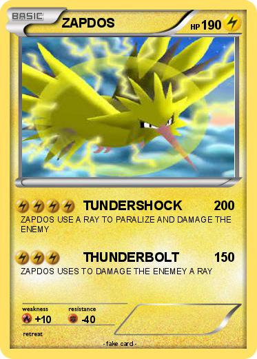 Pokemon ZAPDOS