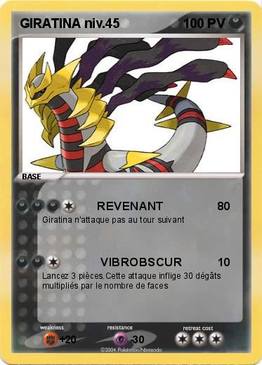 Pokemon GIRATINA niv.45