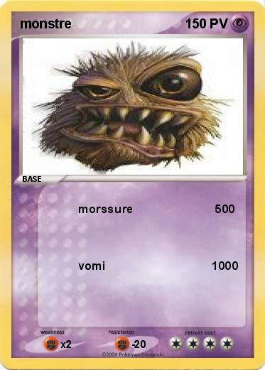 Pokemon monstre