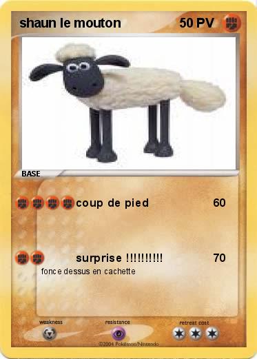 Pokemon shaun le mouton