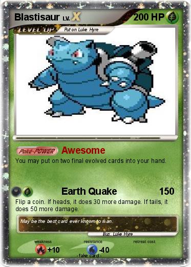 Pokemon Blastisaur