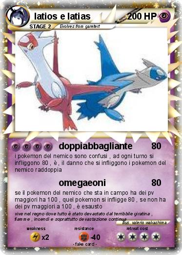 Pokemon latios e latias