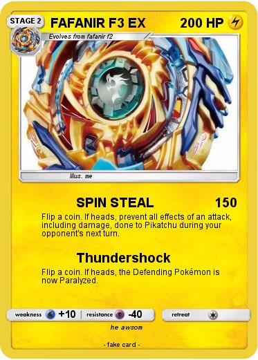 Pokemon FAFANIR F3 EX
