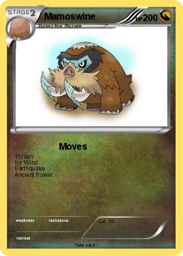 Pokemon Mamoswine