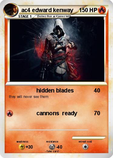 Pokemon ac4 edward kenway