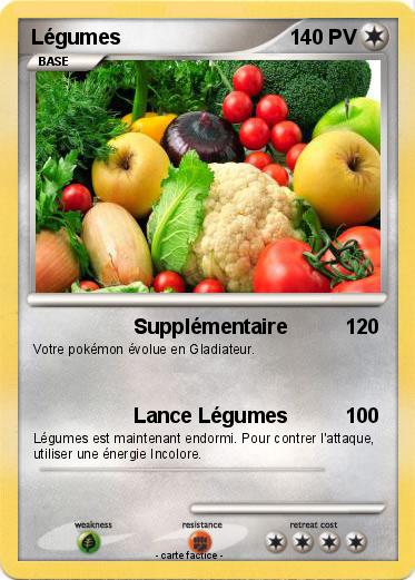 Pokemon Légumes