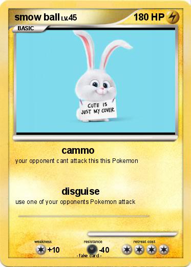 Pokemon smow ball