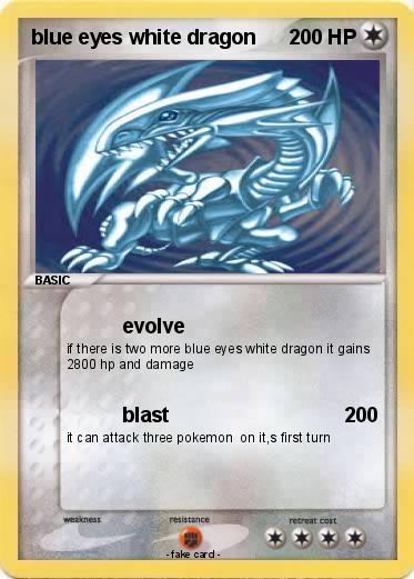 Pokemon blue eyes white dragon
