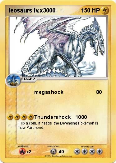 Pokemon leosaurs lv.x3000     
