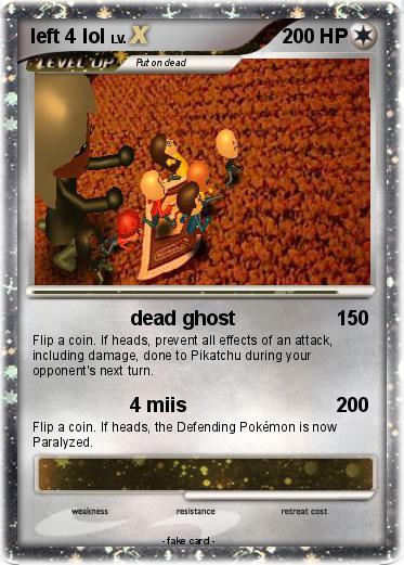 Pokemon left 4 lol