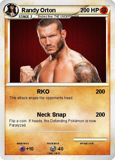 Pokemon Randy Orton