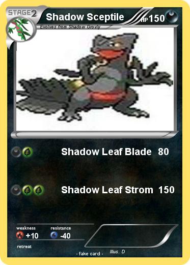 Pokemon Shadow Sceptile