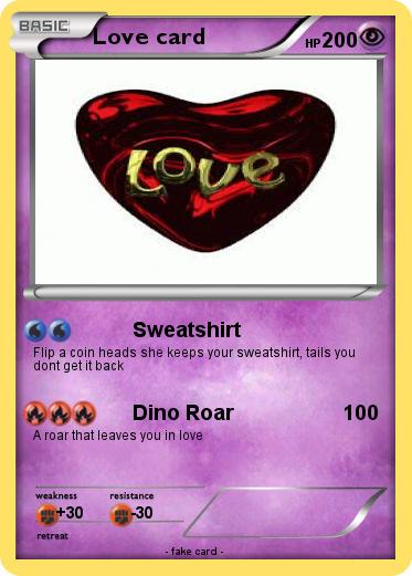 Pokemon Love card