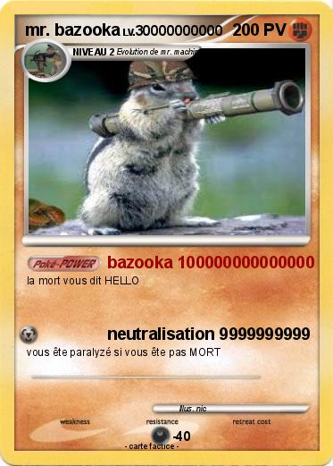 Pokemon mr. bazooka