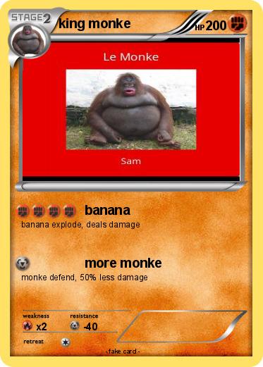 Pokemon king monke