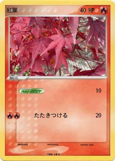 Pokemon 紅葉