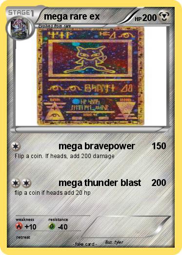 Pokemon mega rare ex