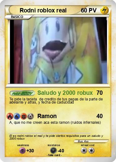 Pokemon Rodni roblox real
