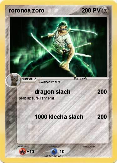 Pokemon roronoa zoro