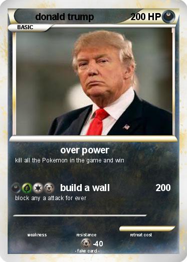 Pokemon donald trump