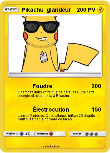 Pokemon Pikachu  glandeur