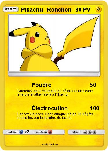 Pokemon Pikachu   Ronchon