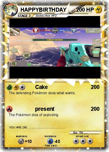 Pokemon HAPPYBIRTHDAY