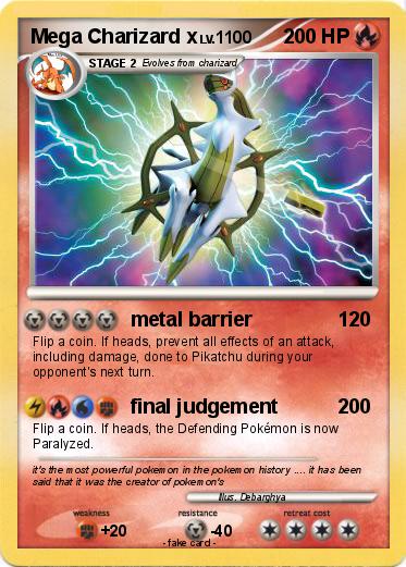Pokemon Mega Charizard x