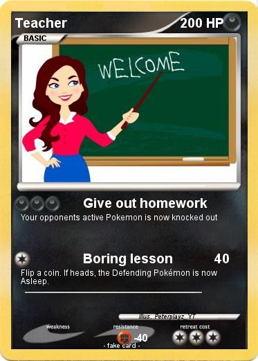 Pokemon Teacher