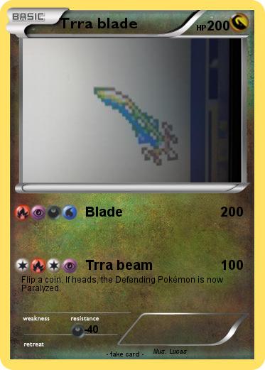 Pokemon Trra blade