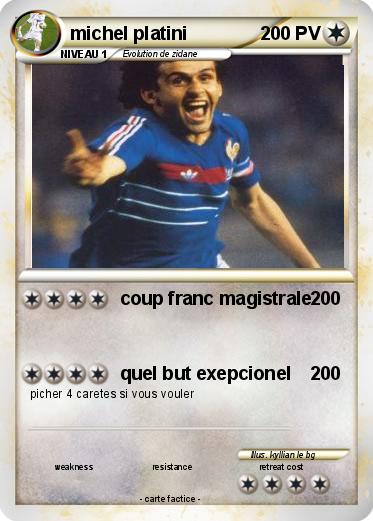 Pokemon michel platini