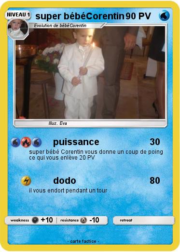 Pokemon super bébéCorentin