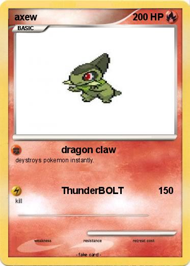 Pokemon axew