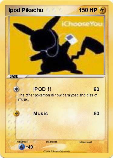 Pokemon Ipod Pikachu