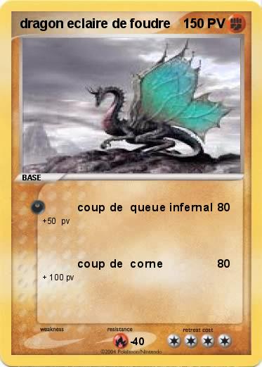 Pokemon dragon eclaire de foudre