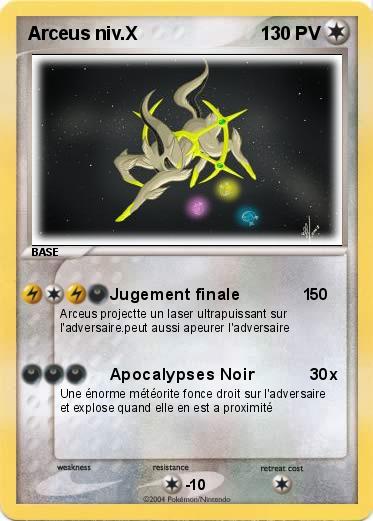 Pokemon Arceus niv.X