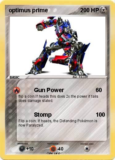 Pokemon optimus prime