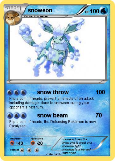 Pokemon snoweon