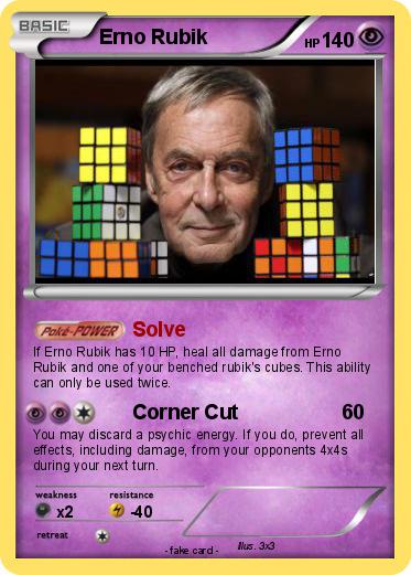 Pokemon Erno Rubik